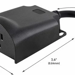 GE Enbrighten Z-Wave Plus Smart Outdoor Switch, 1-Outlet Plug-In (2nd Gen.), Weather-Resistant - 14298 -Z-Wave Sales 14298 1410x700