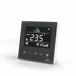 MCO Home Z-Wave Plus Thermostat For 2-pipe Fan Coil System (black) - MH8-FC-US-B