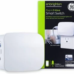 GE Enbrighten Z-Wave Plus Smart Switch On/Off 1-Outlet Plug-In Module - 28169