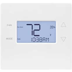 2GIG/GoControl Z-Wave Plus 700 Series Smart Programmable Thermostat With S2 And SmartStart - 2GIG-STZ-1