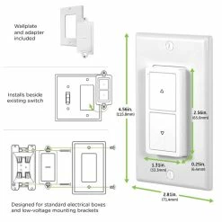 GE Enbrighten Z-Wave Plus In-Wall Portable Solo Scene Remote - 34172 -Z-Wave Sales 34172.ep .06 1 700x700