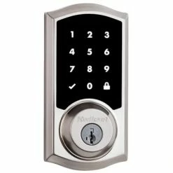 Kwikset 916 SmartCode Traditional Electronic Deadbolt With Z-Wave Technology 99160-038, Satin Nickel