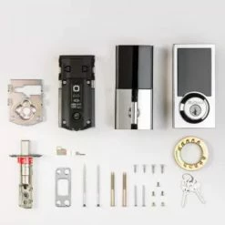 Kwikset 916 Smartcode Contemporary Electronic Deadbolt With Z-Wave Technology 9910-043, Polished Chrome -Z-Wave Sales CR7 400x400