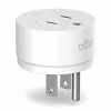 Dome On/Off Plug-In Switch With Energy Monitoring Z-Wave Range Extender, White - DMOF1