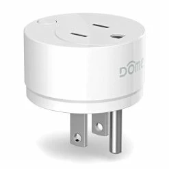 Dome On/Off Plug-In Switch With Energy Monitoring Z-Wave Range Extender, White - DMOF1