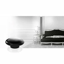 Fibaro The Button - Z-Wave Scene Controller, Black - FIBFGPB-101-2 -Z-Wave Sales FGFS 101 ZW5 3 500x525