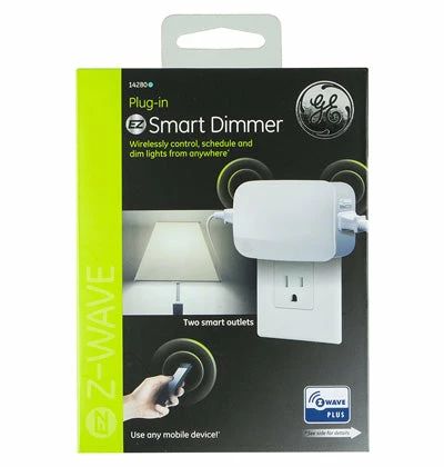 GE Z-Wave Plus Two Outlet Plug-In Smart Dimmer - 14280 2 GE Z-Wave Plus Two Outlet Plug-In Smart Dimmer - 14280 - Image 2