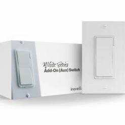 Z-Wave Sales 5 Inovelli Auxiliary Switch - White Series
