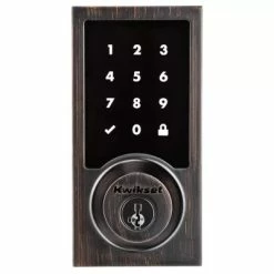 Kwikset 916 Smartcode Contemporary Electronic Deadbolt With Z-Wave Technology 99160-042, Venetian Bronze -Z-Wave Sales R3 400x400