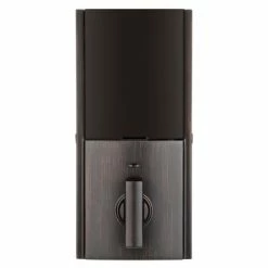 Kwikset 916 Smartcode Contemporary Electronic Deadbolt With Z-Wave Technology 99160-042, Venetian Bronze -Z-Wave Sales R5 400x400