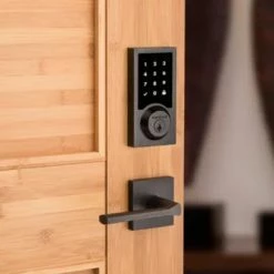 Kwikset 916 Smartcode Contemporary Electronic Deadbolt With Z-Wave Technology 99160-042, Venetian Bronze -Z-Wave Sales R7 400x400