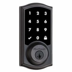 Kwikset 916 SmartCode Traditional Electronic Deadbolt With Z-Wave Technology 99160-039, Venetian Bronze