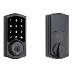 Kwikset 916 SmartCode Traditional Electronic Deadbolt With Z-Wave Technology 99160-039, Venetian Bronze -Z-Wave Sales TB4 400x400