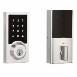 Kwikset 916 Smartcode Contemporary Electronic Deadbolt With Z-Wave Technology, 99160-041, Satin Nickel -Z-Wave Sales TR5 400x400