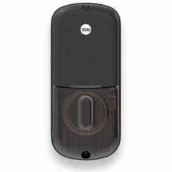 Yale Z-Wave Plus Pushbutton Keypad Deadbolt - Oil Rubbed Bronze - YRD216ZW20BP -Z-Wave Sales YRD216ZW20BP 2 500x525