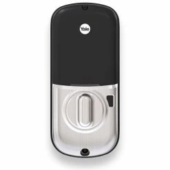 Yale Z-Wave Plus Pushbutton Keypad Deadbolt - Satin Nickel - YRD216ZW2619 -Z-Wave Sales YRD216ZW2619 2 500x525