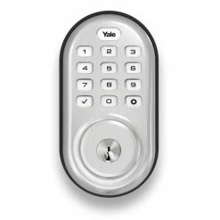 Yale Z-Wave Plus Pushbutton Keypad Deadbolt - Satin Nickel - YRD216ZW2619