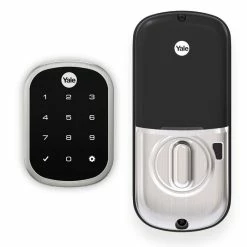 Yale Z-Wave Plus Key Free Touchscreen Deadbolt - Satin Nickel - YRD256-ZW2-619
