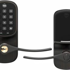 Yale Assure Z-Wave Plus Keypad Lever Lock With Key - YRL216-ZW2-0BP