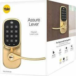Yale Assure Z-Wave Plus Keypad Lever Lock With Key - YRL216-ZW2-605 -Z-Wave Sales YRL216 ZW2 605 2 691x700