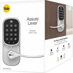Yale Assure Z-Wave Plus Keypad Lever Lock With Key - YRL216-ZW2-619 -Z-Wave Sales YRL216 ZW2 619 2 691x700