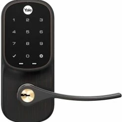 Yale Assure Z-Wave Plus Touchscreen Lever Lock With Key - YRL226-ZW2-0BP