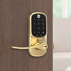 Yale Assure Z-Wave Plus Touchscreen Lever Lock With Key - YRL226-ZW2-605 -Z-Wave Sales YRL226 ZW2 605 2 700x700