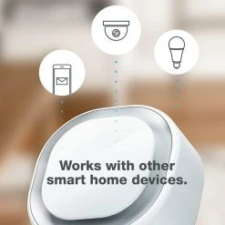 Aeotec Z-Wave Plus Doorbell 6 With Outdoor Button, Wall-Mounted Sound & Light Ring, Smart Home Wireless Chime, 110 DB - ZW162 -Z-Wave Sales ZW162 4 700x700