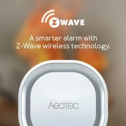 Aeotec Siren 6, Z-Wave Plus S2 Safety Speaker, Wall-Mounted Sound & Light Security Intruder Alarm With Backup Battery - ZW164 -Z-Wave Sales ZW164 3 700x700