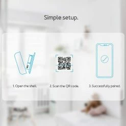 Aeotec Door/Window Sensor 7 Pro, Z-Wave Plus 700 Series, S2 & Smart Start, 3-in-1 With Dry Contact & Tilt Sensors - ZWA012 -Z-Wave Sales ZWA012 2 700x700