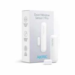 Aeotec Door/Window Sensor 7 Pro, Z-Wave Plus 700 Series, S2 & Smart Start, 3-in-1 With Dry Contact & Tilt Sensors - ZWA012