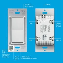 Aeotec Wall Dimmer Switch; 3 Way, Repeater, On Off Dim, SmartThings Switch, Z-Wave Plus, Gen7, Illumino, ZWave Hub Required -Z-Wave Sales d6 700x700
