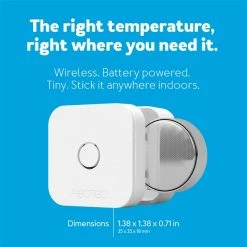 ZWave Temperature, Humidity, Dew Point Sensor: Aeotec AërQ, Wireless, Battery Powered, SmartThings Sensor, Z-Wave Plus, Z-Wave Hub Required -Z-Wave Sales q3 666x666