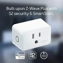 Aeotec Smart Switch 7, Z-Wave Plus S2 Wireless Control Socket Zwave Plug For Home Automation, 15A, Gen7, White ZWA023 -Z-Wave Sales s5 700x700