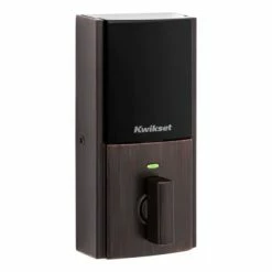Kwikset Home Connect 620 Contemporary Keypad Connected Smart Lock With Z-Wave 700 Featuring SmartKey Security, Venetian Bronze, 98930-05 -Z-Wave Sales v3 400x400
